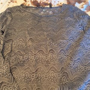 Lace long sleeve top